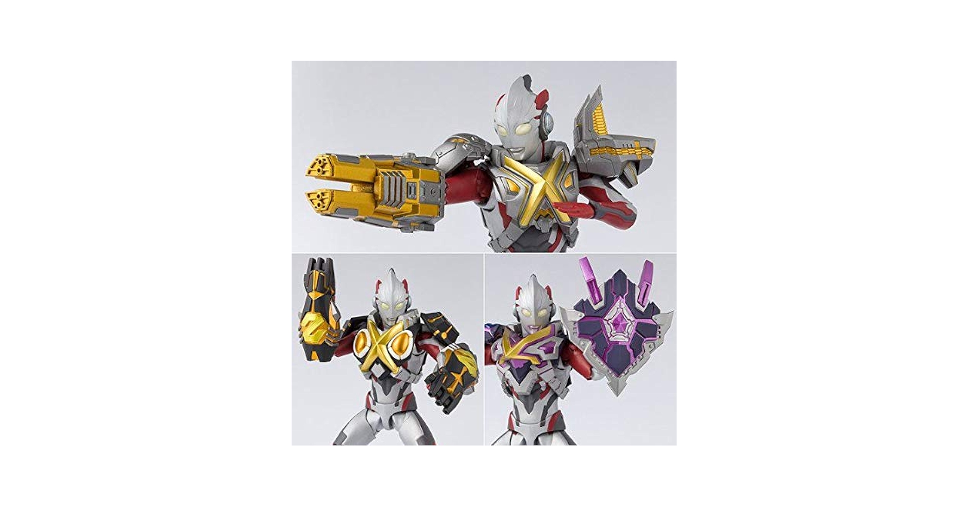 特撮 SHFiguarts MONS ARMOR OPTION PARTS SET NEW Bandai S.H.Figuarts Monsarmor Ultraman X Option Parts